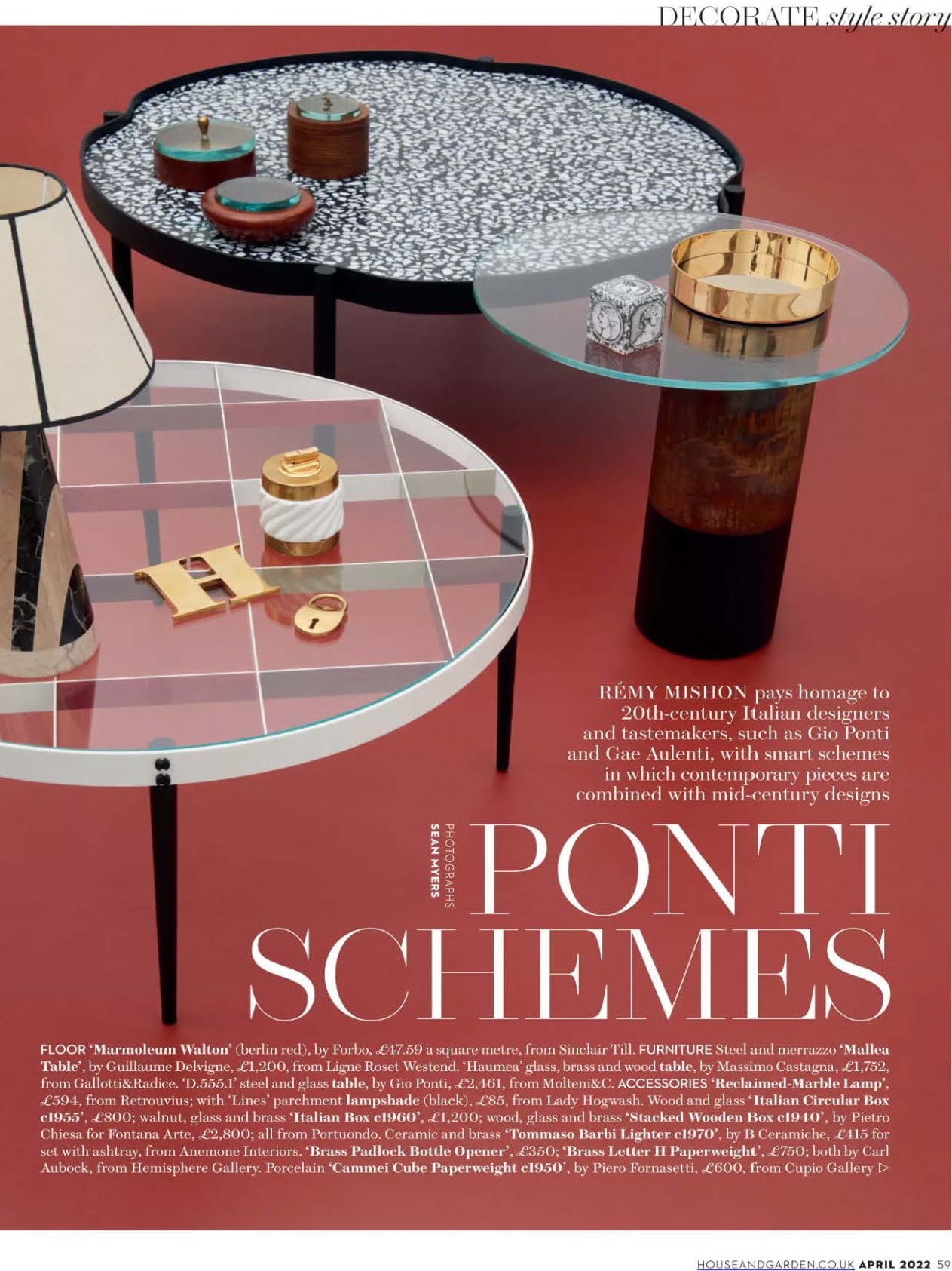 House & Garden pay homage to 20th century Italian tastemakers with Ligne Roset's Mallea table...