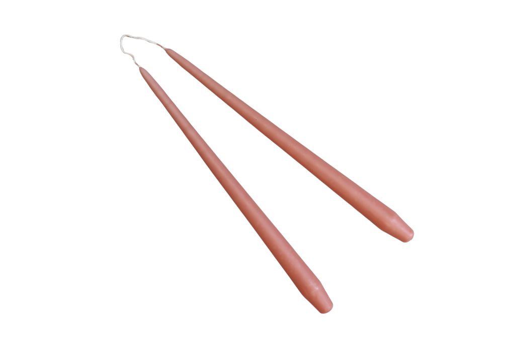 Nancy & Betty - Dinner candles, blush - Portrait