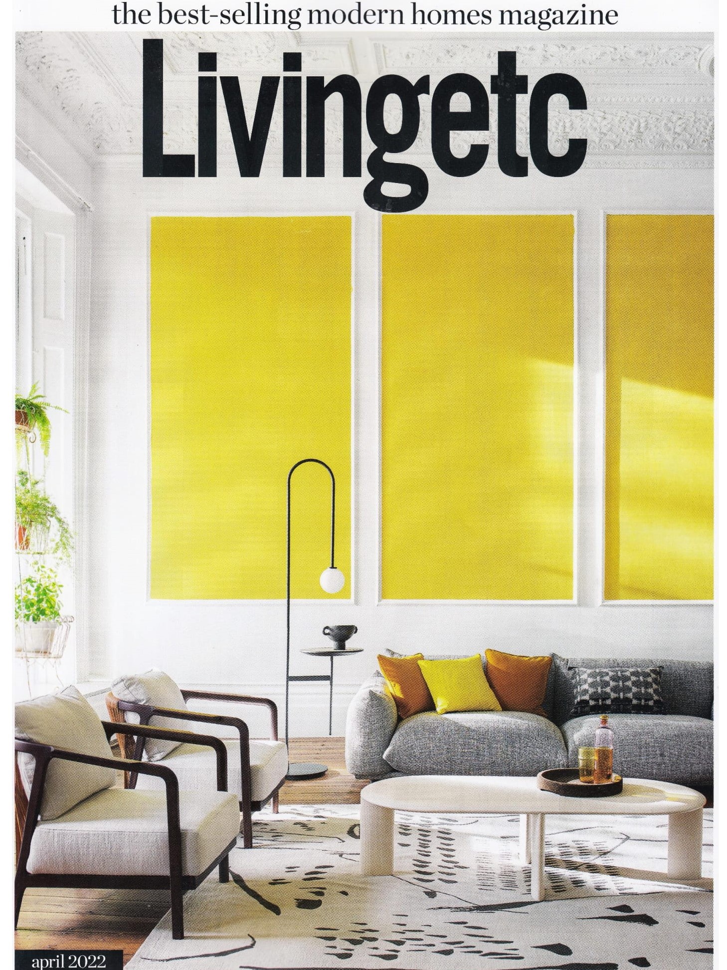 Newsflash! L.Ercolani's IO long table graces the front cover of Living Etc