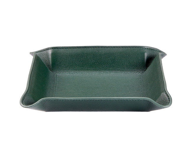 Nina Campbell – Desk acc – Valet tray, green – Portrait